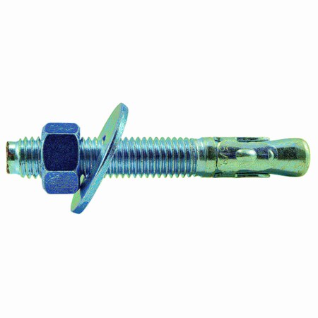 Torquemaster Torquemaster Wedge Anchor, 4-1/2" L, Steel Blue Ruspert, 10 PK 51809